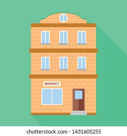 Vector design of house and pane icon. Collection of house and townhouse stock symbol for web.