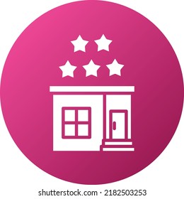 Estilo de icono de clasificación de la casa de diseño del vector