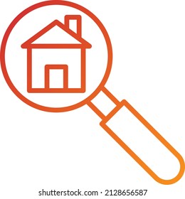 Vector Design House Search Icon Style