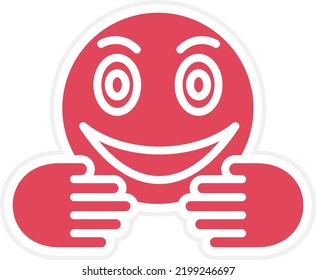 Vector Design Hug Icon Style