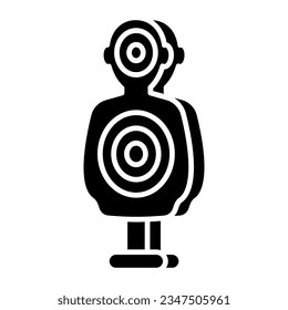 Vector design of human target board 