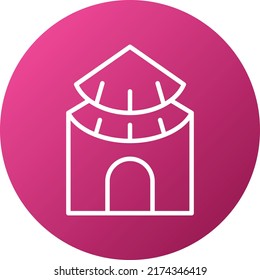 Vector Design Hut Icon Style