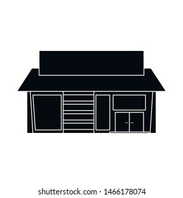 Vector design of hypermarket and public logo. Set of hypermarket and shop stock vector illustration.