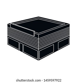 Vector design of hypermarket and shop icon. Set of hypermarket and bookstore stock vector illustration.