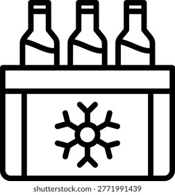 Vector Design Ice Chest Icon Style