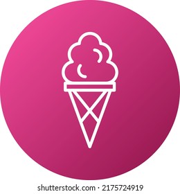 Vector Design Ice Cream Icon Style