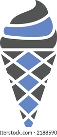 Diseño de vectores Ice Cream Icon Style