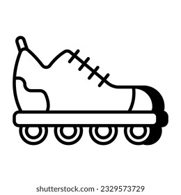 Diseño vectorial de la patineta de hielo 