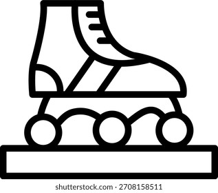 Vector Design Ice Skate Icon Style