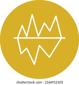 Vector Design Iceberg Icon Style