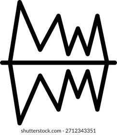 Estilo de Ícone de Iceberg de Design de Vetor