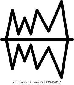 Estilo de Ícone de Iceberg de Design de Vetor