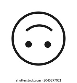 diseño vectorial, icono o símbolo de expresión facial