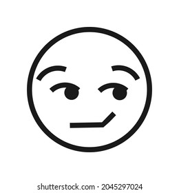 vector design, icon or facial expression symbol