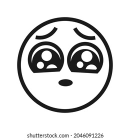 vector design, icon or facial expression symbol