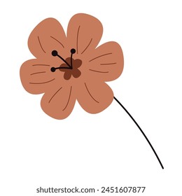 Vector design icon flower illustration