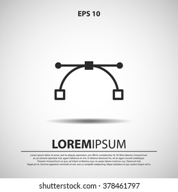 vector design icon. graphic design sign