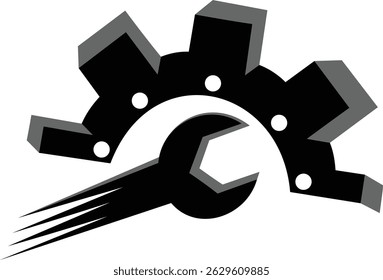 Logotipo del icono del diseño del Vector automotriz y mecánico