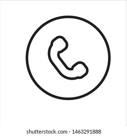 vector design icon phone, eps10, black, white, green