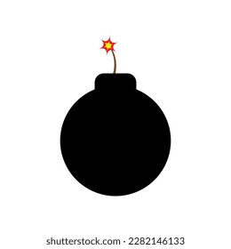 Icono de diseño de vectores bomba pirata