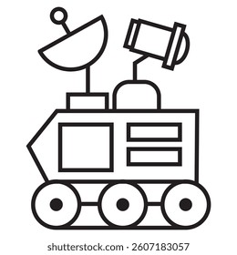 vector design icon robot explorer