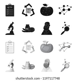 Vector design of  and  icon. Set of  and  vector icon for stock.