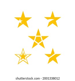 diseño vectorial, icono, imagen de clip con forma de estrella