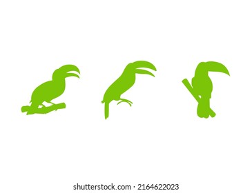 vector design, icon or symbol, bird shape illustration