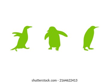vector design, icon or symbol, penguin shape illustration