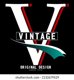 vector design icon text lettering stylish typography for t shirt label and other