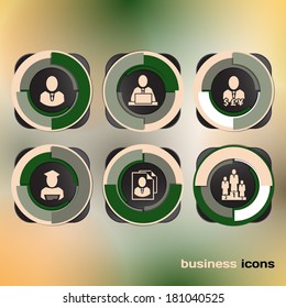 Vector Design icons for web and business
