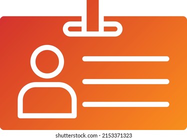 Vector Design Id Card Icon Style
