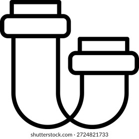Estilo de ícone do conector IDE de design de vetor