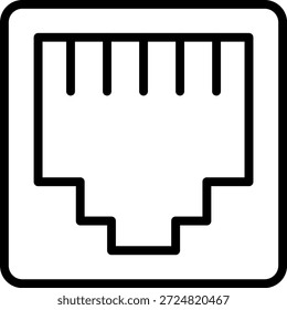 Vector Design IDE Port Icon Style