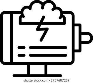 Vector Design Idea Dynamo Icon Style