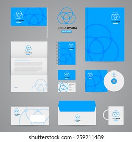 Vector design idenity template for brand company