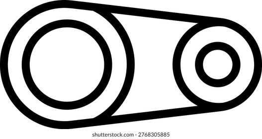 Vector Design Idler Pulley Icon Style