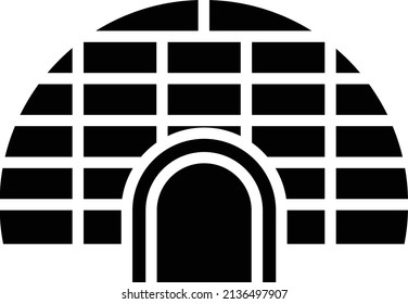 Vector Design Igloo Icon Style