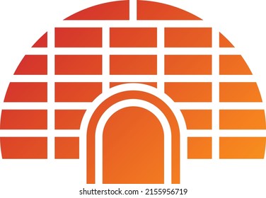 Vector Design Igloo Icon Style