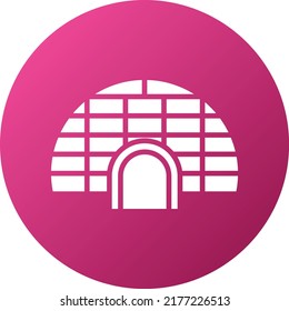 Vector Design Igloo Icon Style