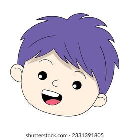  Vektordesign-Kunst, Kopfjunge Emoticon lächelnde freundliche Gesicht