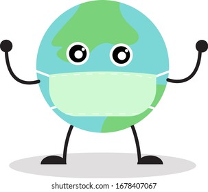 Ilustración de diseño vectorial del concepto de resistencia a un brote de virus. para presentaciones, divulgación, infografía, etc.