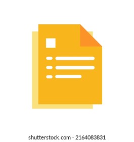 vector design, illustration, icon or symbol shape document