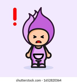 
Vector design illustration of kawaii onion character.Good for mascot icon logo concept for your product.
