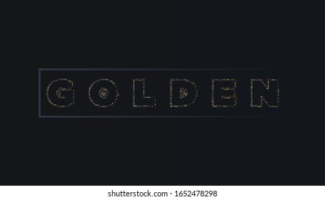Vektorillustration-Design-Illustration von luxuriösem abstraktem Hintergrund.Dunkel und goldener Hintergrund.Gut für die Würdigung von Wettbewerben oder für die Preisträger