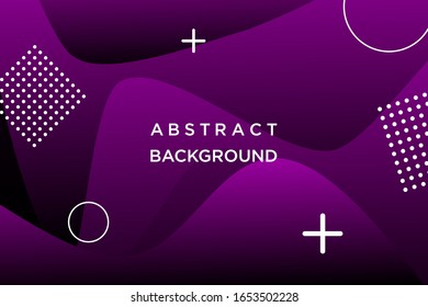 Vector design illustration of modern abstract background.Purple color background concept
