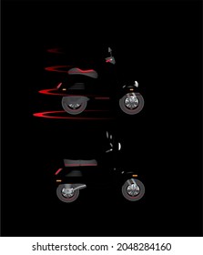 VEKTOR - DESIGN-ILLUSTRATION EINES SCOOTERS