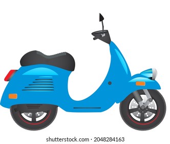 VECTOR - DESIGN ILLUSTRATION OF A SCOOTER