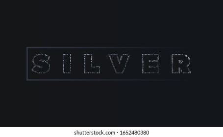 Vector design illustration of silver abstract background.Dark and silver background.Good for contest appreciation or for award contest winners
