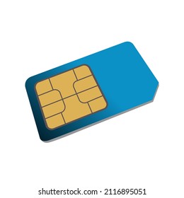 vector design, illustration with sim card shape